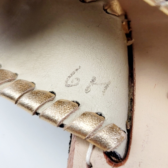 Jack Rogers Navy Gold Hamptons Sandals Size 6 - Picture 10 of 13